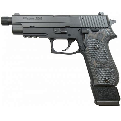 Sig P220 45acp G10 Grips 1 45 Acp 44 Barre 10 Rnd Extended Mag