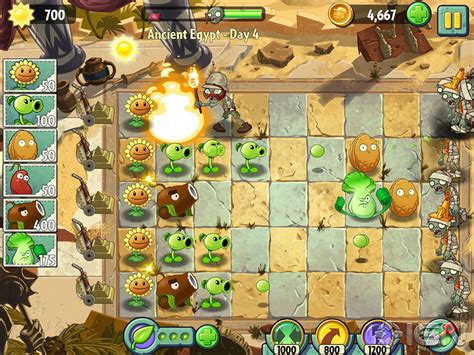 Conquer all 50 levels of adventure mode through day, night, fog, in a swimming pool, on the rooftop and more. Plants vs Zombies 2 : le 18 juillet sur iOS, et un peu ...