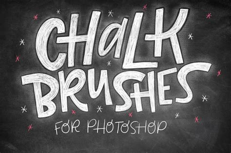 Realistic Photoshop Chalk Brushes 84326 Add Ons Design Bundles
