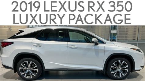 2019 Lexus Rx 350 Luxury Package L200393a Full Review And Walk
