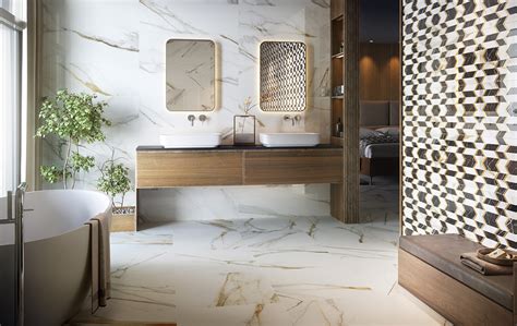 Calacatta Gold White The Most Trendy Marble Look Bathroom Tile