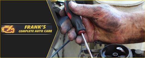 Take a few moments and become familiar with some of the services we offer all of our lamb's tire customers and the information we provide on how to best take care of your automobile. Frank's Complete Mobile Auto Care Performs Auto Repair in ...