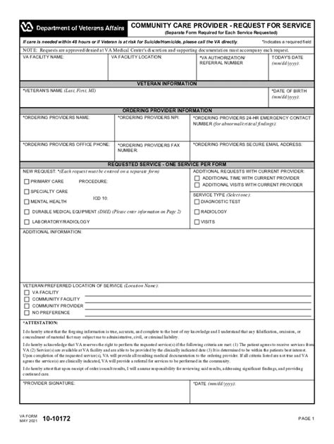 Va Form 10 10172 Complete With Ease Airslate Signnow