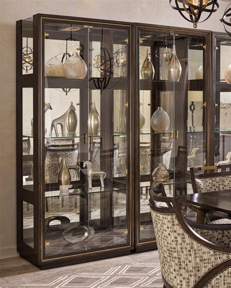 Urban Style Modern Glass Door Display Cabinet