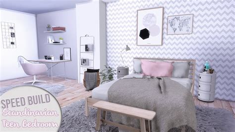 Scandinavian Teen Bedroom Cc Links The Sims 4 Speed
