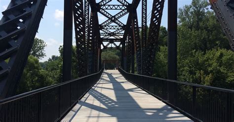 Photograph The Mkt Katy Trail Bridge Boonville Missouri