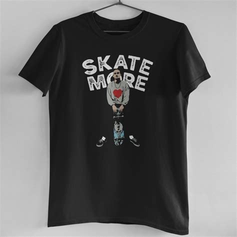 Skate More T Shirt Skateboarding Shirt Skateboard T For Etsy