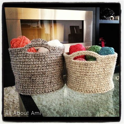 23 Free Andeasy Crochet Baskets Patterns