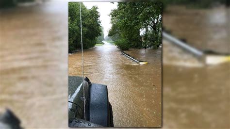 Road Closures Due To Flooding By County