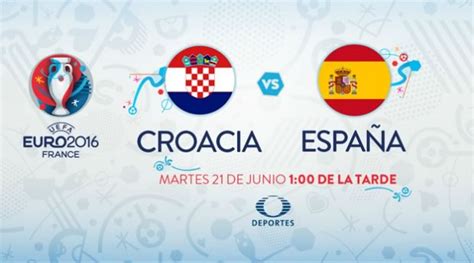 A las 20.45h en zagreb. Croacia vs España en la Eurocopa 2016 | Resultado: 2-1