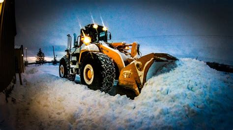 Record Snow Storm Plowing Deep Snow Plowing Youtube