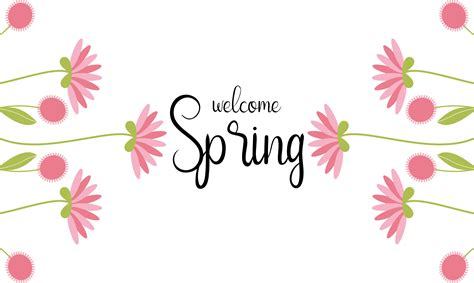 Hello Spring Text Vector Banner Greeting Graphic By Deemka Studio