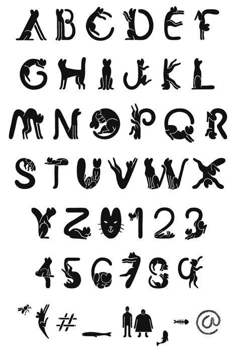 Cat Font Jaime Vicente Lettering Alphabet Fonts Calligraphy Letters