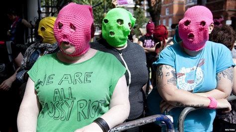 Bbc News In Pictures Pussy Riot Jailed