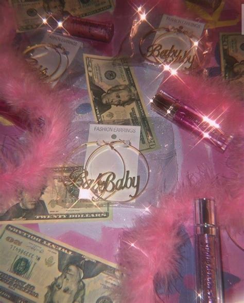 80 pink, boujee, baddie collage aesthetic. #cash #baddie #badb #money #pink #girly | Bad girl ...