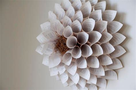 Giant Paper Flower Wall Sculpture For Nursery Wedding Home