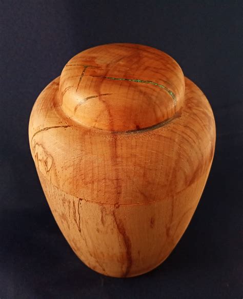Spalted Beech Wooden Ginger Jar Ideal 5th Anniversary T Etsy Uk
