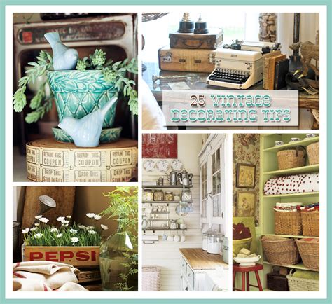 Because we all know grandmas are the real style icons. 25 Vintage Decorating Tips - The Cottage Market