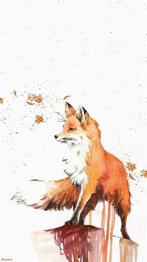 Pin By Rosa On Stuff Ive Madefound Fox Painting Watercolor Fox
