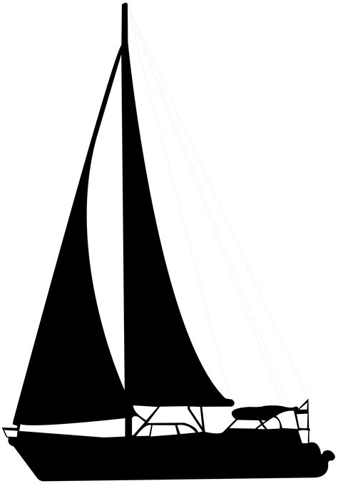 Sailboat Silhouette Clip Art Sailing Boat Silhouette Png Clip Art Png