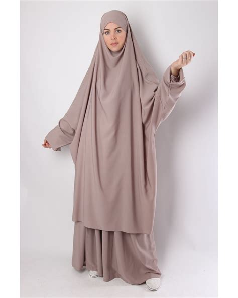 jilbab abaya women khimar prayer 2 piece set hijab dress muslim islamic clothing ramadan long