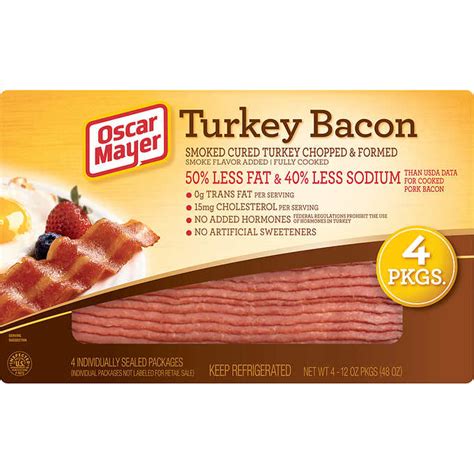 Oscar Mayer Precooked Bacon Nutrition Facts Besto Blog