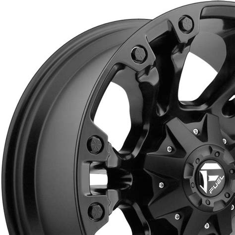 The konig backbone matte black wheel has a nice, clean look that isn't overly busy. Fuel D560 Vapor Matte Black Wheels | 4WheelOnline.com