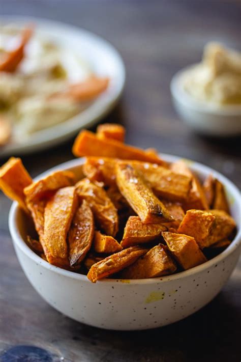 Frites de patates douce au four
