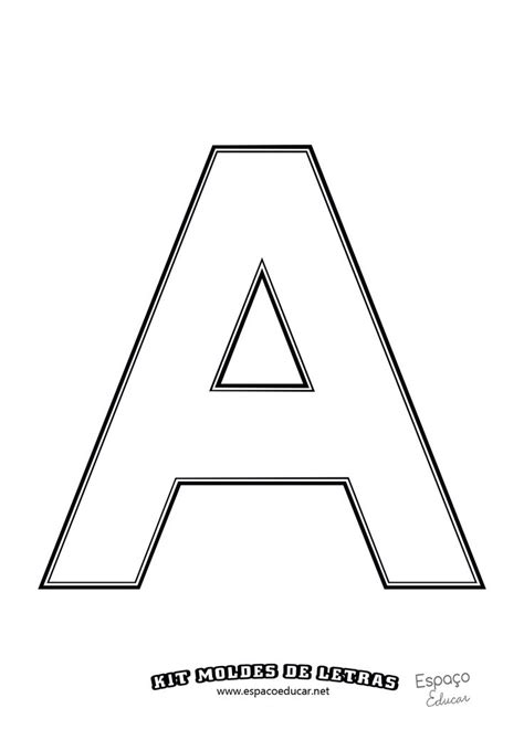 Si lo que buscas son letras para imprimir has llegado al lugar indicado. MOLDE DAS LETRAS DO ALFABETO EM TAMANHO GRANDE OFÍCIO ...