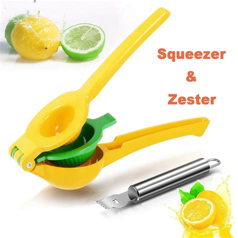 2 In 1 Manual Lemon Juicer And Peeler Plane Citrus Press Orange