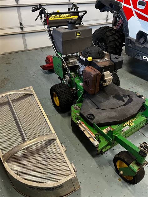 John Deere Gs30 Stand Behind Commercial Lawn Mower Ronmowers