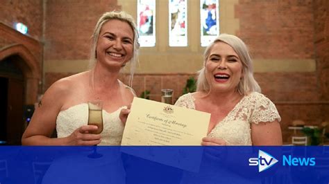 First Same Sex Marriages Take Place In Australia Stv News Scoopnest