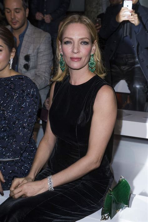 uma thurman at ralph and russo haute couture spring summer 2016 fashion show in paris 01 25 2016
