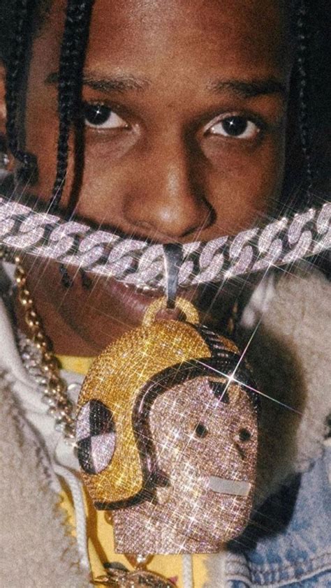 Aap Rocky And His Chain In 2020 Pretty Flacko Asap Rocky Wallpaper
