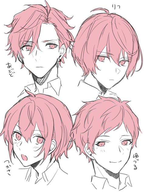 20 male hairstyles by lazycatsleepsdaily on. 35+ Great Style Anime Boy Hairstyle Drawing