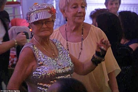 Lunchtime Nightclub For The Over S Gets Pensioners In Glitzy Gear