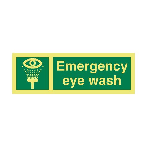 Emergency Eye Wash Imo Sign Pvc Safety Signs