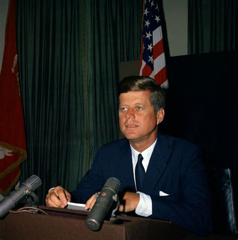 St C302 1 63 President John F Kennedy Delivers Radio And Television