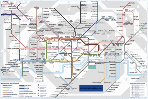 South Londons Must See Fantasy Tube Maps Below The River