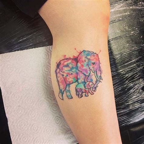 61 Cool And Creative Elephant Tattoo Ideas Stayglam Watercolor