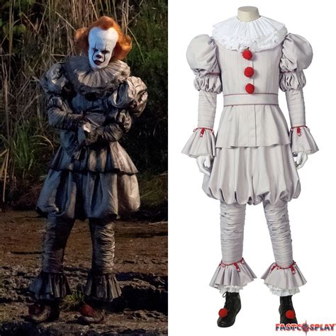 It Chapter Two Pennywise Cosplay Costume Stephen Kings It Halloween