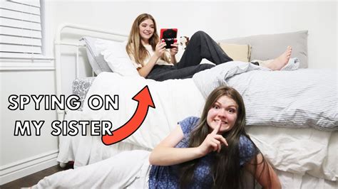 Spying On My Sister Jordan For 24 Hours Prank Youtube