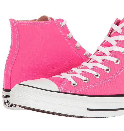 Converse Converse Chuck Taylor All Star Seasonal High Top Fashion Shoe Pink Pow Mens Size 85