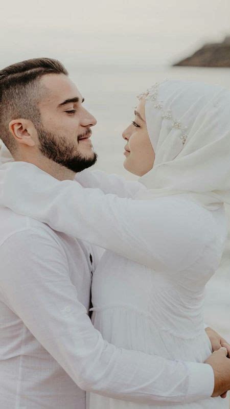 Muslim Couple Weeding Hijab Love Couple Romantic Muslim Couple
