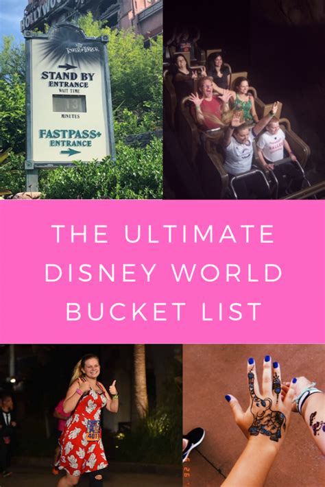 Ultimate Disney World Bucket List Avada Influencer