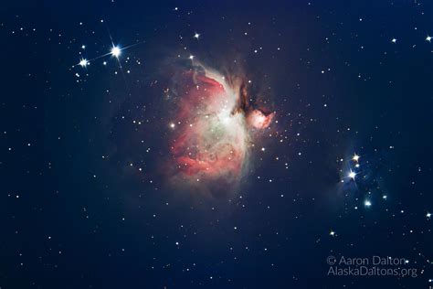 Orion Nebula Under 97 Moon 10 15 2019 Dslr Rastrophotography