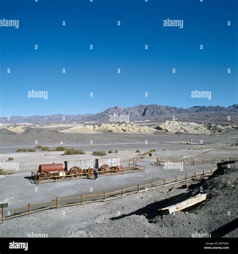 Old Borax Mine Death Valley California Usa Stock Photo Alamy