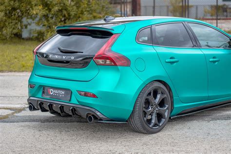 Rear Side Splitters Volvo V40 R-Design - V40 12- - Nomax.no