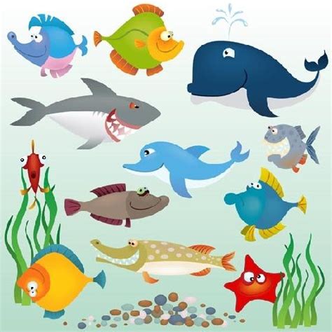 Gambar ikan, ikan, hewan, makanan laut, kartun png. Kumpulan Gambar Kartun Ikan di Laut Lucu yang Bisa di ...