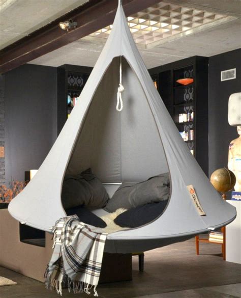 You can watch television, sleep or even lounge on an indoor hammock. double adult cacoon | Living room hammock, Room hammock ...